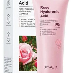 Gel Facial Bioaqua Rosa Ácido Hialurónico 100ml