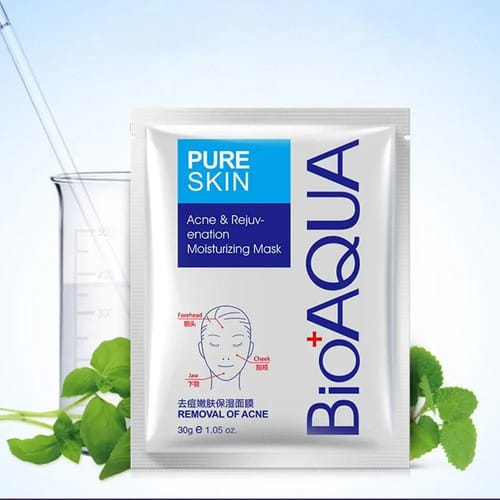 Kit X6 Velo Mascarilla Bioaqua Acne Control Acne Remover Todo Tipo De Piel