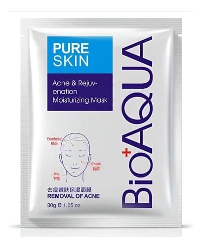 Kit X6 Velo Mascarilla Bioaqua Acne Control Acne Remover Todo Tipo De Piel
