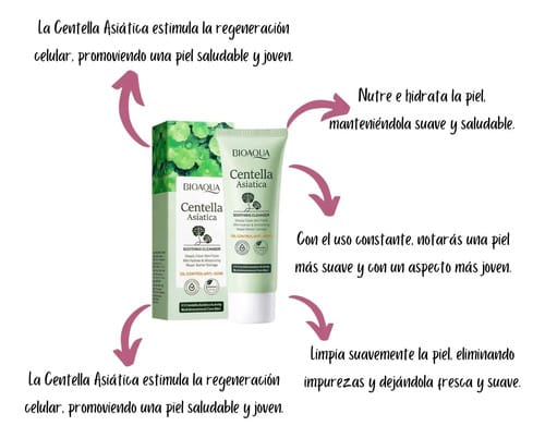 Jabón Facial Centella Asiática - G Todo Tipo De Piel Todo Todo Tipo De Piel