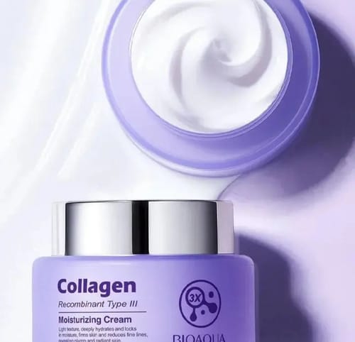 Crema Facial Colágeno Hidratante Antiage 50ml Bioaqua Todo Tipo De Piel Día/noche