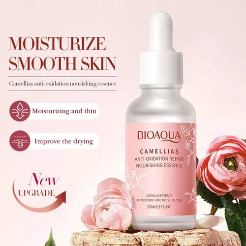 Sérum Antioxidante Bioaqua Camellia 30ml Antiarrugas Antiedad Todo Tipo De Piel Día/noche