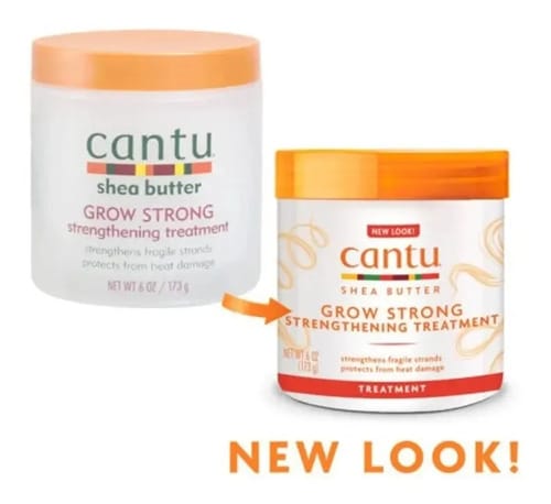 Tratamiento Capilar Cantu Grow Strong Fortalecedor Hidratación Profunda Cabello Débil Y Dañado 170g