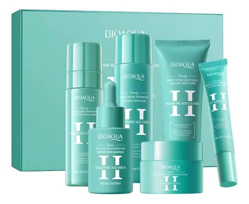 Set 6 En 1 Cuidado Facial Skincare Acido Hialuronico Bioaqua