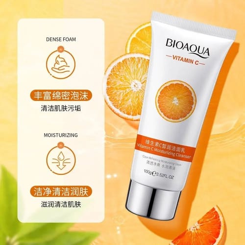 Jabón Facial Bioaqua Vitamina C Todo Tipo Piel 100g Todo Tipo De Piel Día/noche