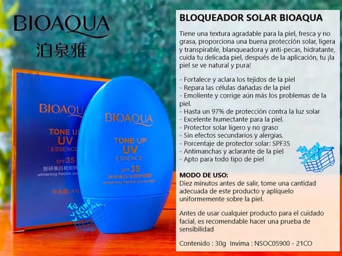 Protector Solar Bioaqua Tone Up Uv Essence Spf35