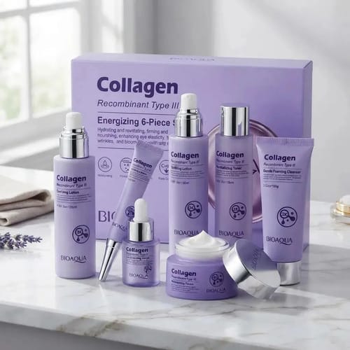 Kit De 6 Piezas Colageno Rejuvenecedor Skincare De Bioaqua