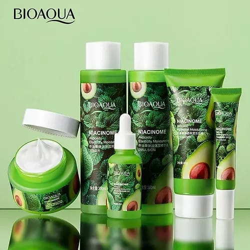 Kit De Lujo X 6 Para El Rostro Aguacate Bioaqua