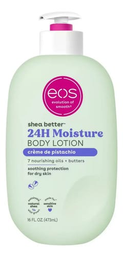 Eos Shea Better Loción Corporal Pistacho Cream 473 Ml | Hidratación 24 Horas Con Manteca De Karité Natural, Aroma De... Crema De Pistachio