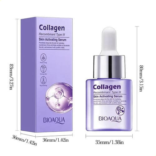 Sérum Facial Con Colágeno De Bioaqua Todo Tipo De Piel Día/noche