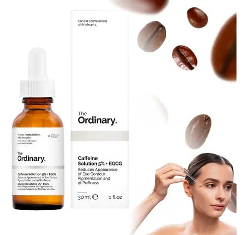 Sérum The Ordinary Cafeína 5% Contorno De Ojos Bolsa Ojeras 30ml Todo Tipo De Piel Día/noche
