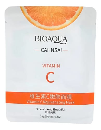 Kitx6 Velo Mascarilla Hidratante Bioaqua Vitamina C Todo Tipo De Piel