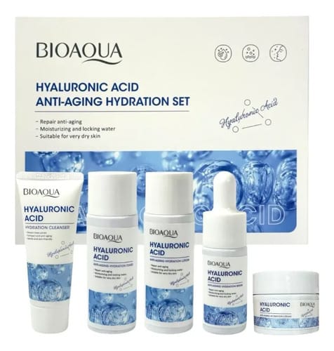 Kit Mini De Cuidado Facial Viajero Acido Hialurónico Bioaqua