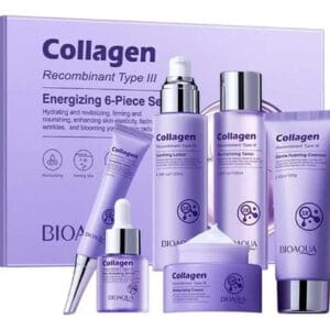 Kit De 6 Piezas Colageno Rejuvenecedor Skincare De Bioaqua