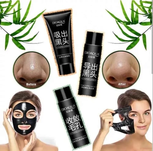 Set Facial Carbon Activado Bambu Bioaqua