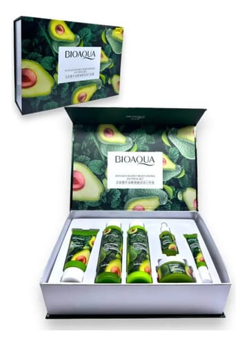 Kit De Lujo X 6 Para El Rostro Aguacate Bioaqua