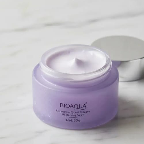 Crema Facial Colágeno Hidratante Antiage 50ml Bioaqua Todo Tipo De Piel Día/noche