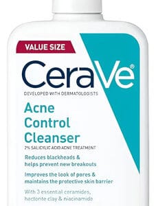 Cerave Limpiador Facial Para Acné Con Ácido Salicílico Al 2% Todo Tipo De Piel Día/noche