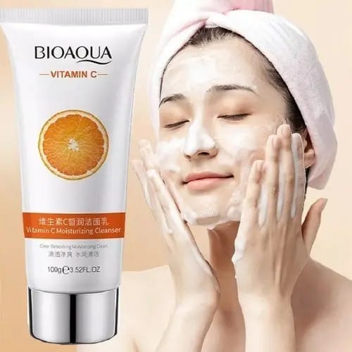 Jabón Facial Vitamina C Bioaqua Aplicación Día/noche Todo Tipo De Piel