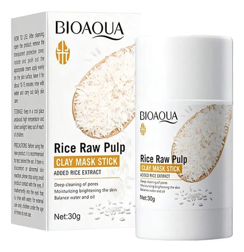 Mascarilla Stick Arroz Bioaqua 30g Piel Mixta 30ml Mixta