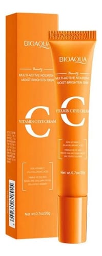 Serum Contorno De Ojos Vitamina C Bioaqua Aclarante X 20ml T Todo Tipo De Piel Día/noche