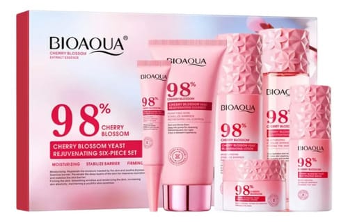 Rutina Facial Completa Skincare Flor De Cerezo 6pzs Gift Box