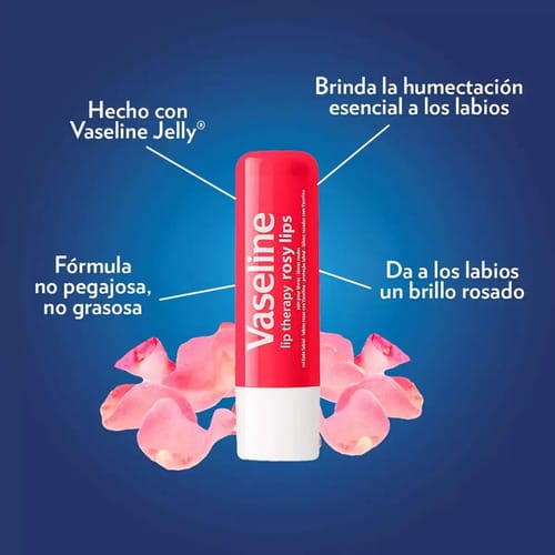 Vaseline Bálsamo Para Labios Lip Therapy Stick Rosy Lips