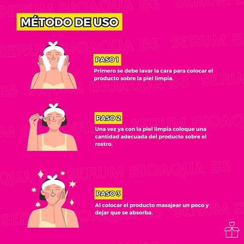 Suero Vitamina B5 Y Acido Hialuronico Antiarrugas Bioaqua Momento De Aplicación Día Tipo De Piel Mixta