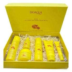 Kit De Skincare Facial De Cúrcuma Bioaqua - Antioxidante