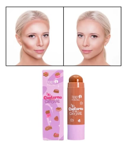 Bronzer Contorno Barra Cremoso Café