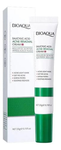 Crema Ácido Salicílico Bioaqua Control Acné Piel Grasa Grasa