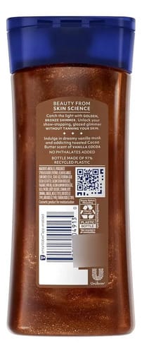 Vaseline Aceite Corporal Brillante Vanilla Cocoa Golden Hour Vainilla