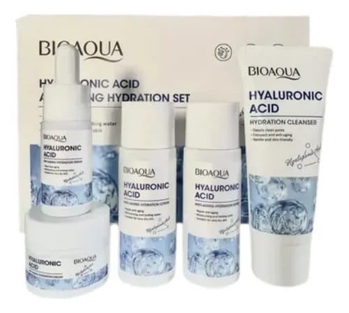 Kit Mini De Cuidado Facial Viajero Acido Hialurónico Bioaqua