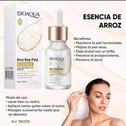 Serum De Arroz Bioaqua 15ml - Ml Tipo De Piel Todo Tipo De P Todo Tipo De Piel