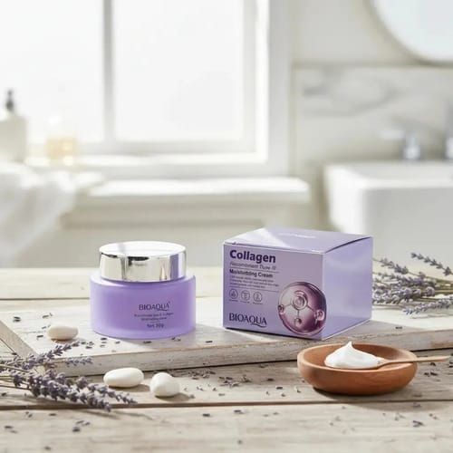 Crema Facial Colágeno Hidratante Antiage 50ml Bioaqua Todo Tipo De Piel Día/noche