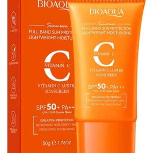 Bloqueador Solar Vitamina C Bioaqua Spr 50+ Facial 50ml