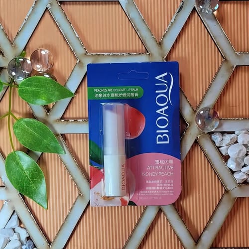 Labial Bálsamo Bioaqua Humectante Reparador Aroma Durazno La