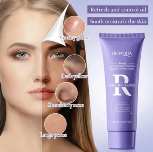Jabón Facial Retinol Bioaqua Momento De Aplicación Día/noche Tipo De Piel Todo Tipo De Piel