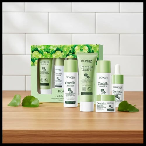Kit Bioaqua Centella Asiática Skincare Cuidado Facial 5pzs