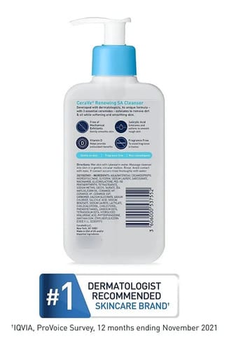 Cerave Limpiador Facial S.a. Tipo De Piel Normal Grasa Día/noche