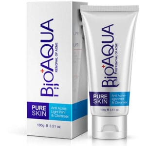 Jabón Antiacné Bioaqua Pure Skin Para Control De Grasa Y Poros