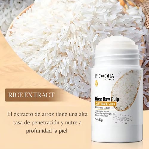 Mascarilla Stick Arroz Bioaqua 30g Piel Mixta 30ml Mixta