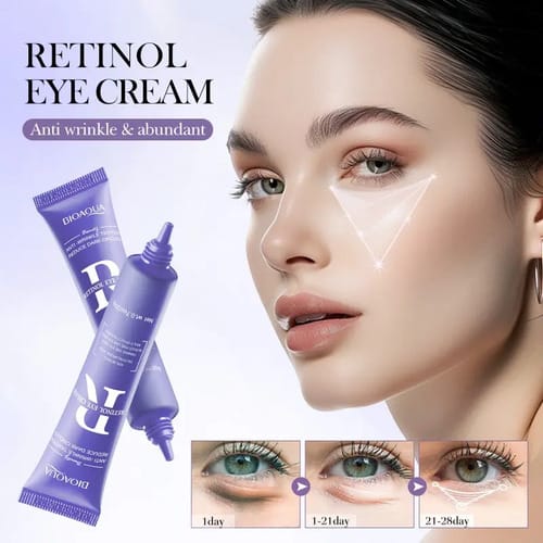 Crema Contorno De Ojos Con Retinol Anti-arrugas Bioaqua Momento De Aplicación Día/noche Tipo De Piel Mixta