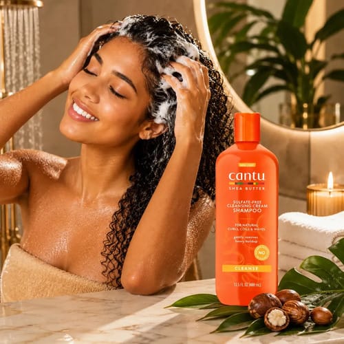 Kit Especial Para Lavado Cantu Shampoo Y Acondicionador Con Manteca De Karité
