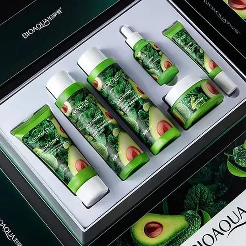 Kit De Lujo X 6 Para El Rostro Aguacate Bioaqua