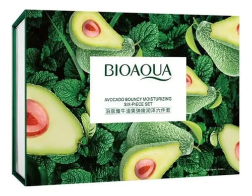 Kit De Lujo X 6 Para El Rostro Aguacate Bioaqua