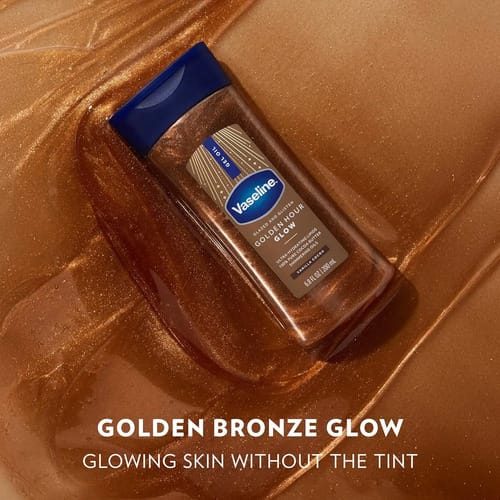 Vaseline Aceite Corporal Brillante Vanilla Cocoa Golden Hour Vainilla
