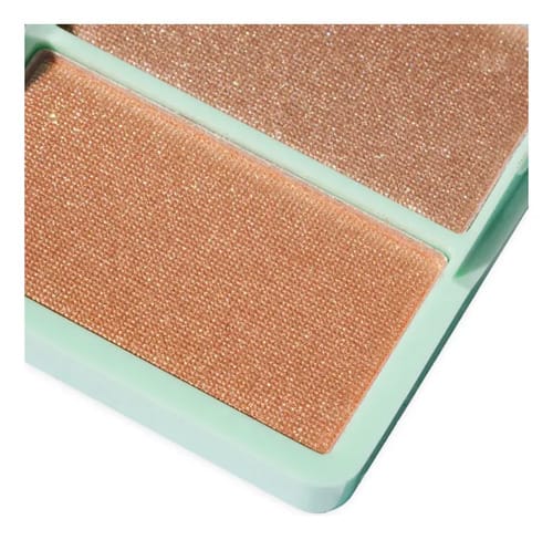 Trendy Iluminador En Trío Cloud Tono Del Maquillaje Rosa Tor Rosa Tornasol Dorado Plateado.