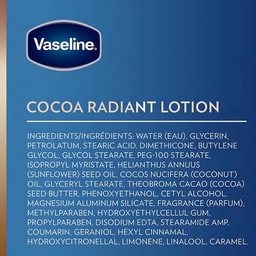 Vaseline Crema Corporal Cocoa Radiant Intensive Care Grande
