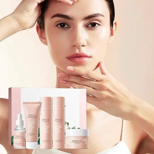 Kit Facial De Camelias Bioaqua, 5 En 1 Momento De Aplicación